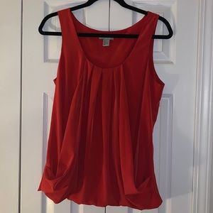 Red tank top with pockets